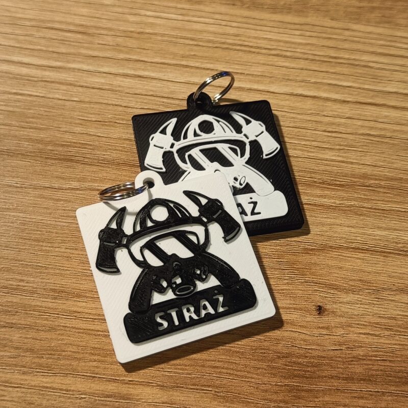Brelok z motywem strażackim MASKA