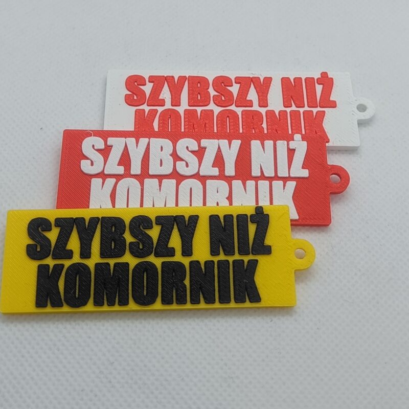 Brelok Rolniczy "SZYBSZY NIŻ KOMORNIK"