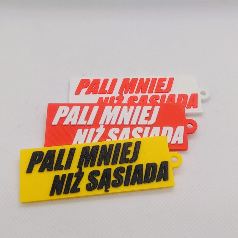Brelok Rolniczy "PALI MNIEJ NIŻ SĄSIADA"