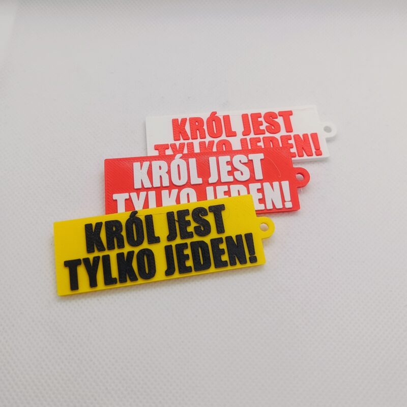 Brelok Rolniczy "KRÓL JEST TYLKO JEDEN!"