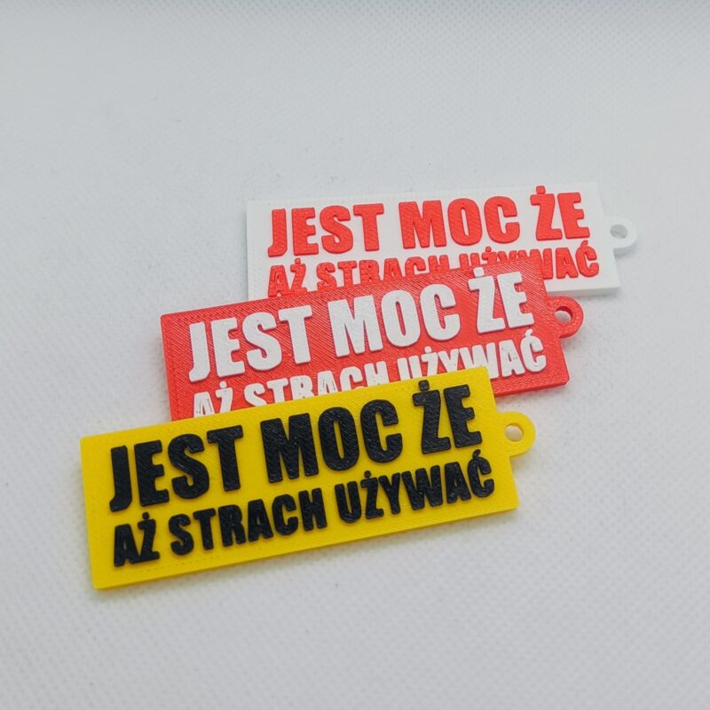 Brelok Rolniczy "JEST MOC ŻE AŻ STRACH UŻYWAĆ"